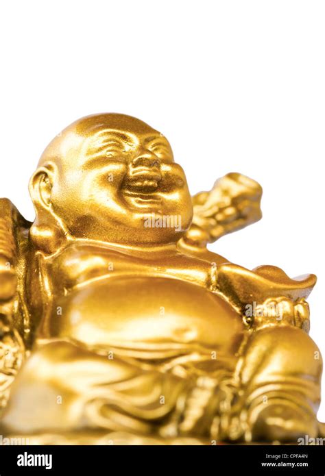 Smiling Buddha Chinese God Of Happiness Wealth And Lucky Isolated On