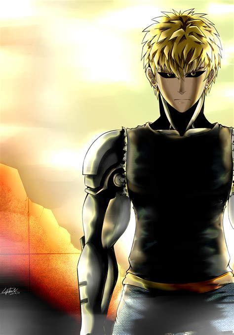 One Punch Man Genos By Liptan On Deviantart