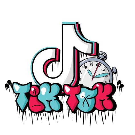 Graffiti TikTok logo en 2024 | Artistas del grafiti, Grafitis, Grafiti