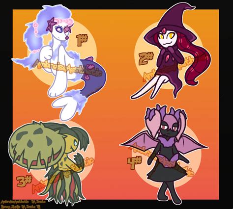 [pkmn] Halloween Adopts Open 4 4 Ota By Ambroiseaesthetic On Deviantart