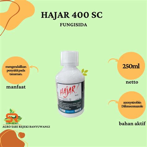 Jual Hajar Sc Ml Fungisida Bahan Aktif Azoxystrobin