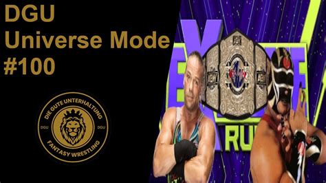 Universe Mode Wwe Vs Aew Vs Wwf Extreme Rules Aew