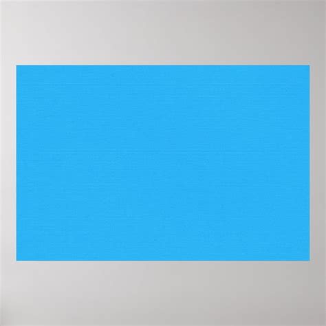 SOLID SKY BLUE BACKGROUND TEMPLATE TEXTURE WALLPAP POSTER | Zazzle.com