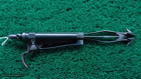 reuthe cast iron percussion animal trap gun