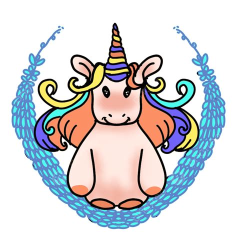 Lindo Unicornio De Dibujos Animados Png Encantador Dibujos Animados