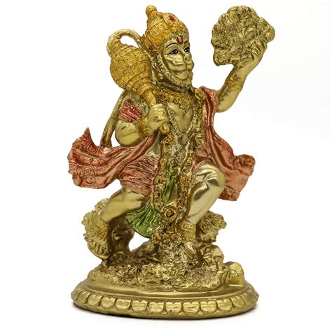 Buy Alikiki Hindu God Flying Hanuman Statue Indian Idol Hanuman Murti