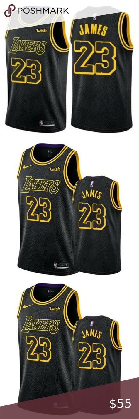 LeBron James Los Angeles Lakers Black Mamba Jersey | Kobe bryant black ...