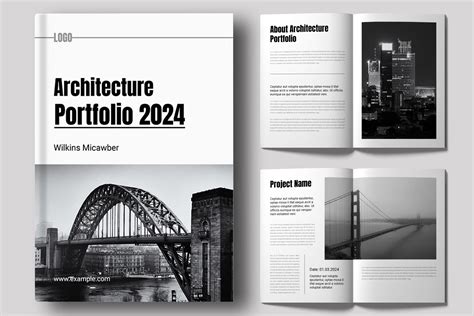 Architecture Portfolio Layout | Creative Market