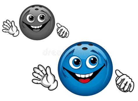 Bowling Ball And Pin 3d Mascot Figure Stock Illustration Illustration