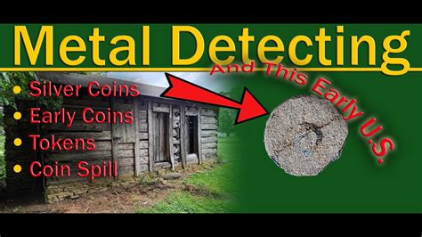 296 Metal Detecting Old Coins Silver Tokens Coin Spill And Early Us Military Youtube