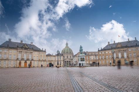 Premium Photo Royal Amalienborg Palace In Copenhagen