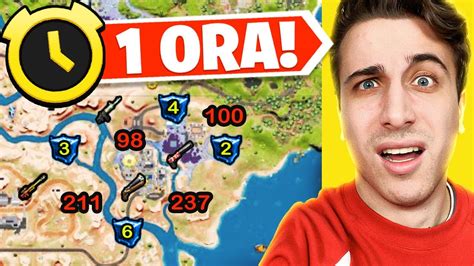 Atterro per 1 ORA nella Zona con Più LOOT in Arena Stagione 4 Fortnite