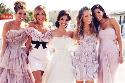 10 Gorgeous Examples Of Mismatched Bridesmaid Dresses