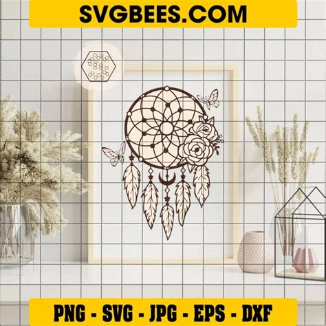 Dream Catcher SVG PNG Files - SVGBees