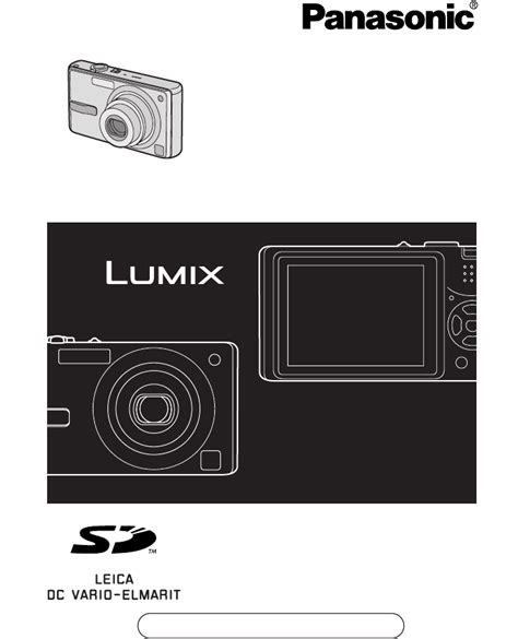 Handleiding Panasonic Lumix Dmc Fx Pagina Van Nederlands