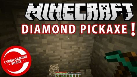 How To Make Diamond Pickaxe Minecraft Youtube