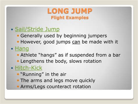 Ppt The Long Jump Powerpoint Presentation Free Download Id6965128