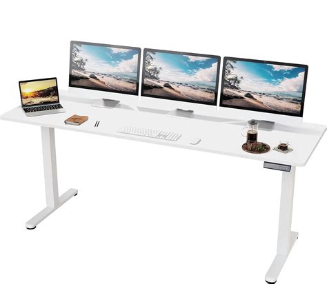 Amazon Lubvlook Inch Electric Adjustable Height Standing Desk