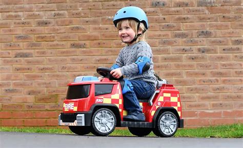 Camion De Pompier Lectrique Pour Enfants Avec Batterie Realdeals Ch