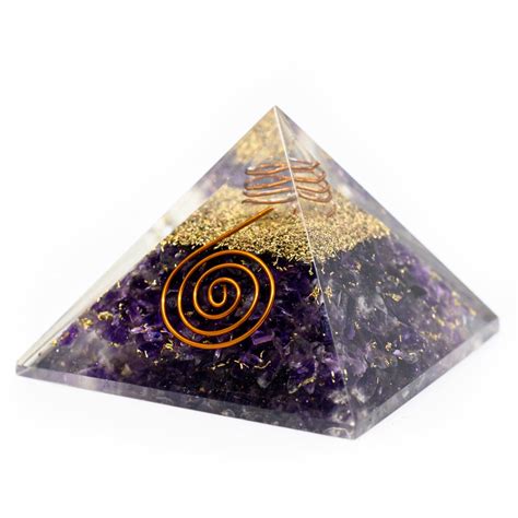 Orgonit Pyramide Amethyst Mit Kristall 40 Mm Zenvol Deutschland