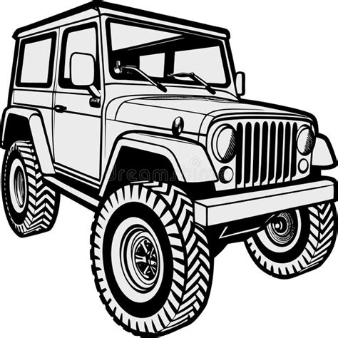 Jeep Outline Stock Illustrations 1211 Jeep Outline Stock Illustrations Vectors And Clipart