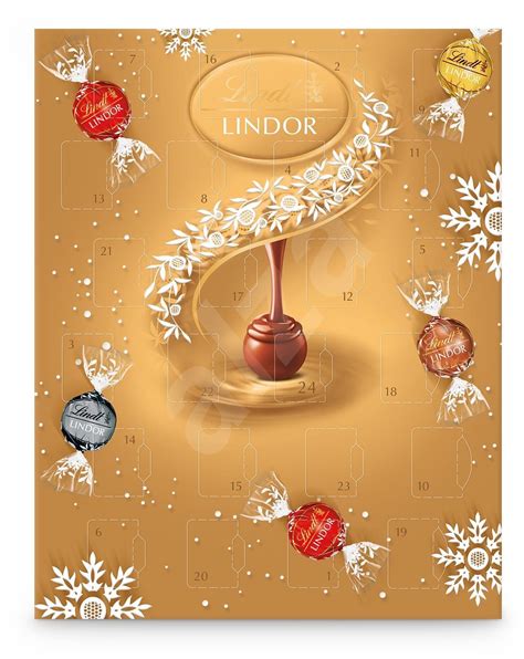 Lindt Lindor Advent Calendar Assorted 300 G Adventní Kalendář Alzacz