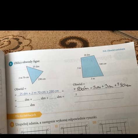 Oblicz Obwody Figur Zad Str Matematyka Z Kluczem Brainly Pl