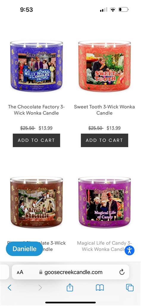 Willy Wonka Candles Rgoosecreekcandles