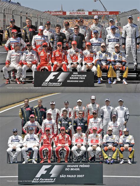 F1 2007 Championship Drivers - Beginning and End season: Find the 7 differences. Go! : r/formula1