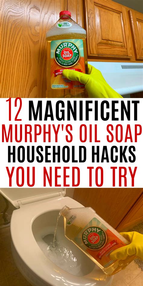 A Person Cleaning A Toilet With The Words Magnificent Murphy S Oil