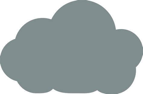 Grey Cloud Clipart