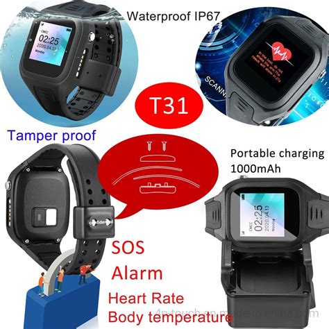 Gsm 2g Waterproof Ip67 Prisoner Gps Tracking Tracker Band With Anti Cut