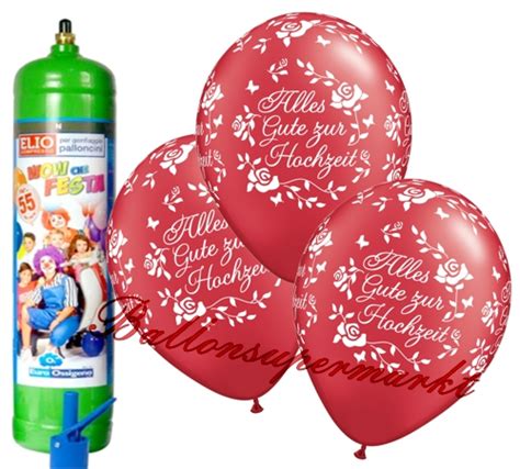 Partydekoration Und Luftballons Im Shop Alles Gute Zur Hochzeit Rot