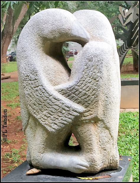 Bird Sculpture Bird Stone Sculpture Ngma Bengaluru P L Tandon