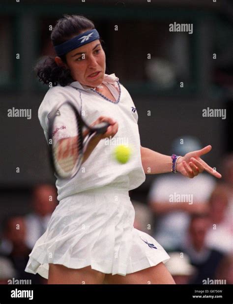 Tennis - Wimbledon Day 2. Arantxa Sanchez-Vicario Stock Photo - Alamy