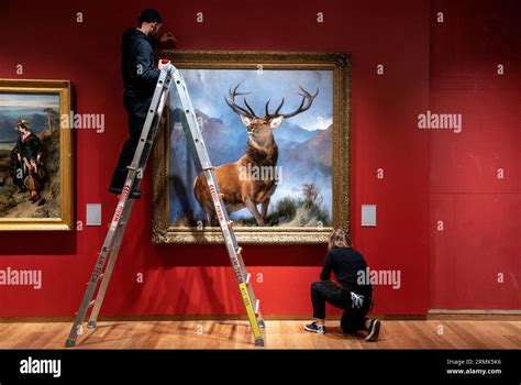 The Monarch Of The Glen Painting By Edward Landseer Is Moved To Its New