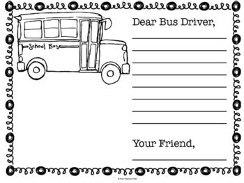 Ree printable bus driver appreciation card - casasadeba