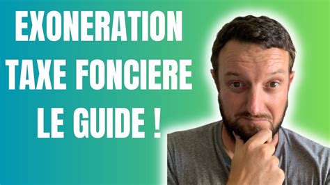 Exon Ration De Taxe Fonci Re Le Guide Complet Youtube