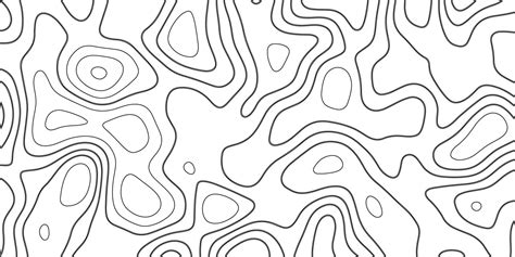 Topographic map patterns. Topography line map. Topographic map contours ...