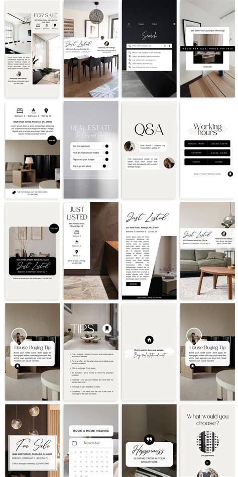 Real Estate Instagram Template Real Estate Story Template Real Estate