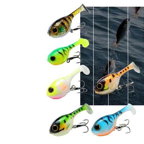 G Worm Barbed Hook Artificial Soft Bait Silicone Balloon Fish Lure