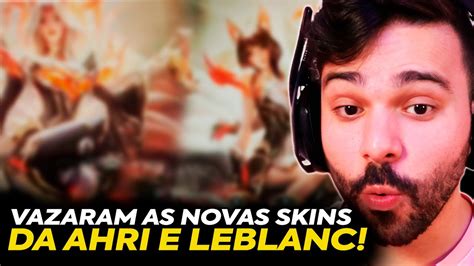 AS SKINS NOVAS DO FAKER VAZARAM ESSA AHRI E LEBLANC HALL OF LEGENDS