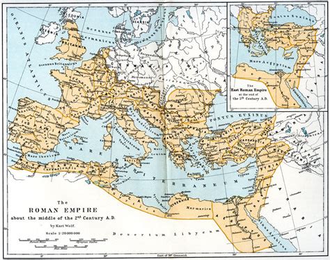 Map of the Roman Empire, 2nd century AD posters & prints by Anonymous