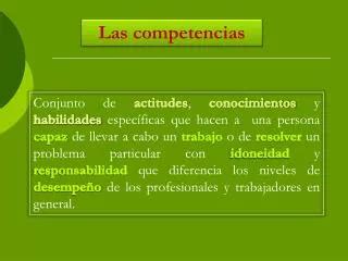 PPT LAS COMPETENCIAS B SICAS EN LAS PROGRAMACIONES DID CTICAS