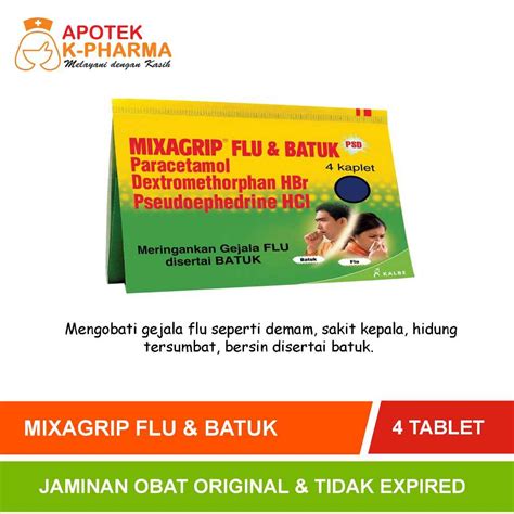 Jual Mixagrip Flu Batuk Strip Isi Tablet Obat Original Shopee Indonesia