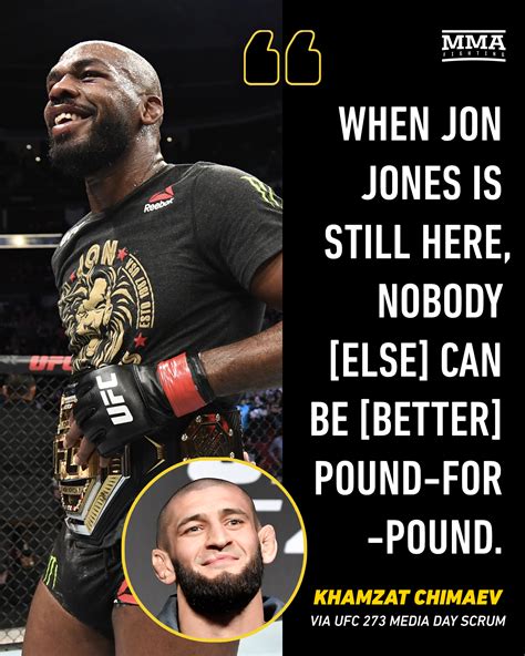 Mmafighting On Twitter Khamzat Chimaev Has Jon Jones As The The