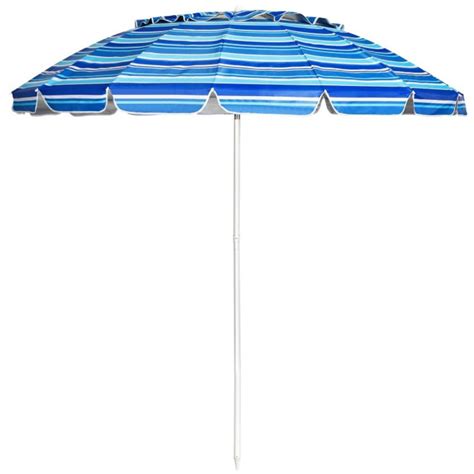 Arlmont And Co Doukala 8 Ft Patio Beach Umbrella Sun Shelter W Sand