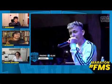 Marat N Fms Mecha Reacciona Al X De Klan Vs Trueno Youtube