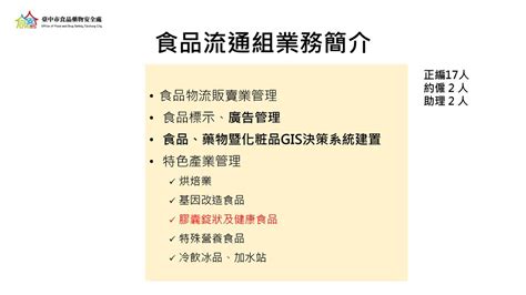 臺中市食品藥物安全處 業務簡介 107年7月12日 Ppt Download