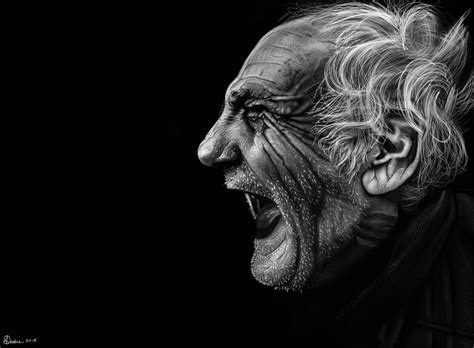 Oldman Scream By Drebear1 On Deviantart